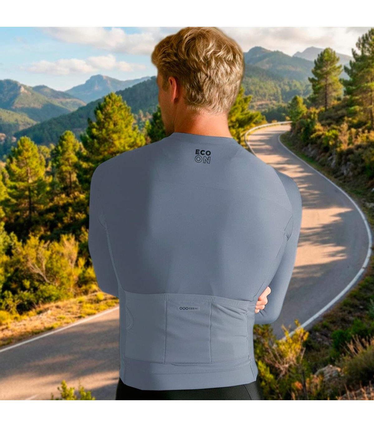 Ecoon Camiseta Ciclismo Pro Bonneville Grey | ajuste técnico