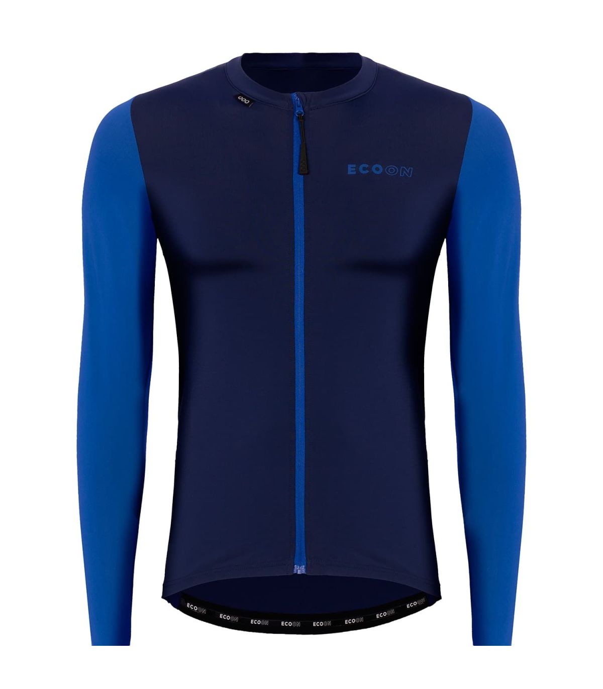 Camiseta técnica de ciclismo Ecoon Bonneville Blue para hombre, transpirable y ligera.