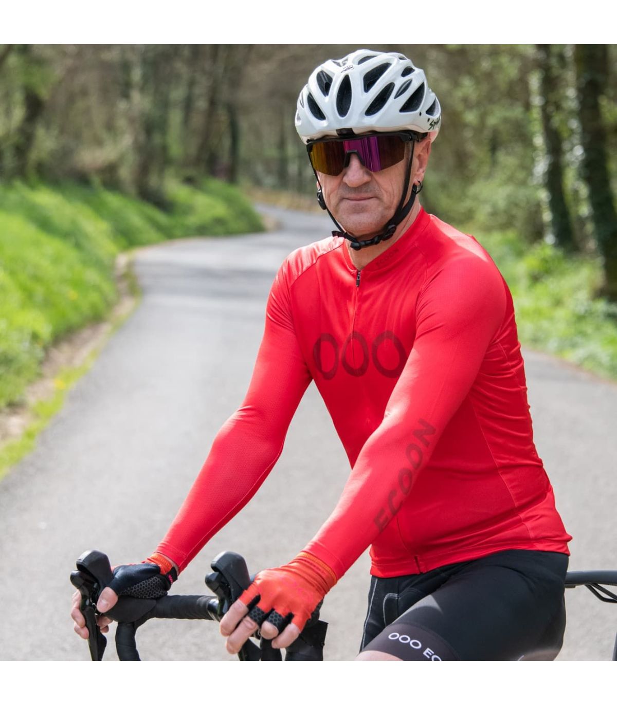 Ecoon Camiseta Ciclismo Tourmalet Red | Alta visibilidad
