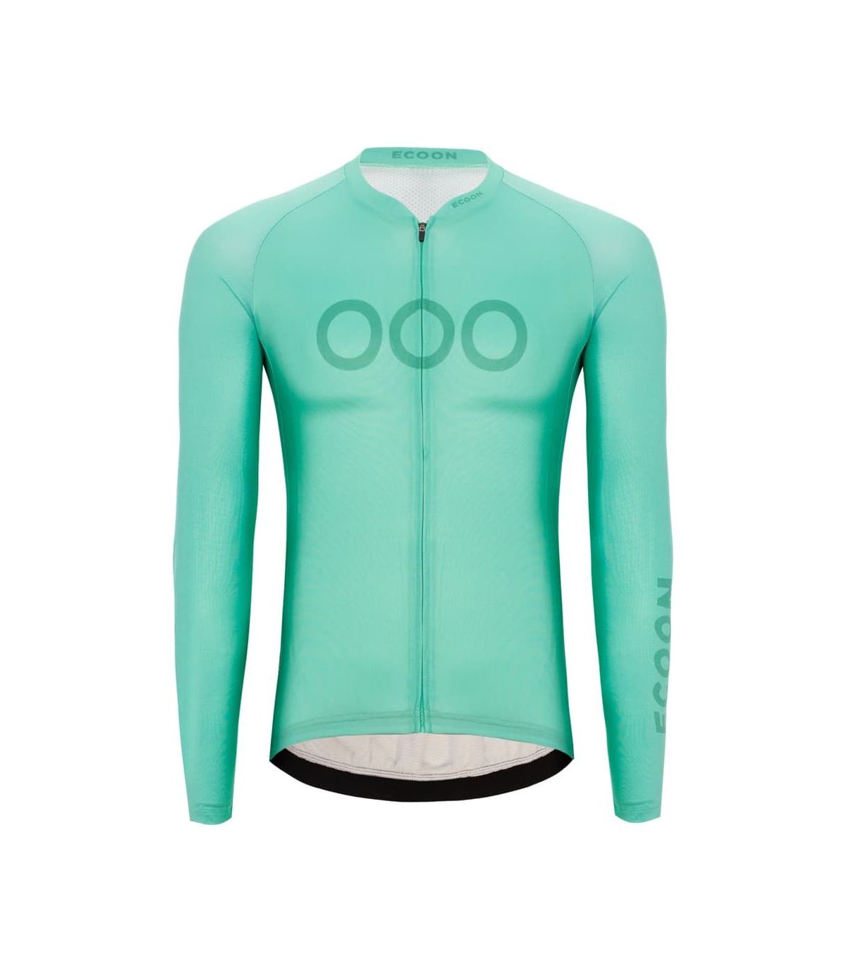 Camiseta técnica de ciclismo Ecoon Tourmalet Turquoise para hombre en color turquesa con ajuste aerodinámico.