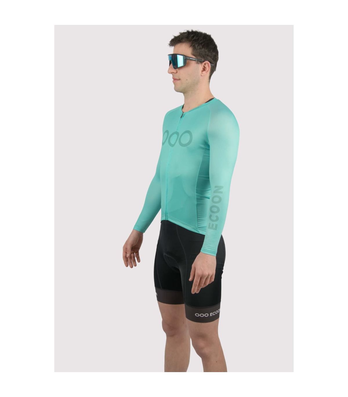 Ecoon Camiseta Ciclismo Tourmalet Turquoise | alta visibilidad