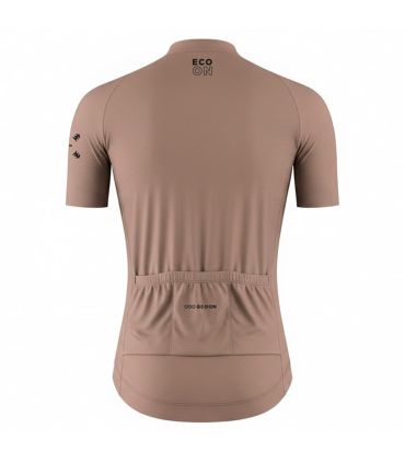 Ecoon Camiseta Manga Corta Ciclismo Pro Domancy Sand | Cremallera completa