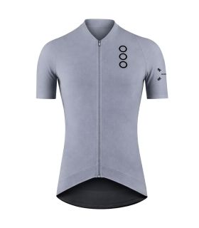 Camiseta técnica de ciclismo de manga corta Ecoon Pro Domancy gris