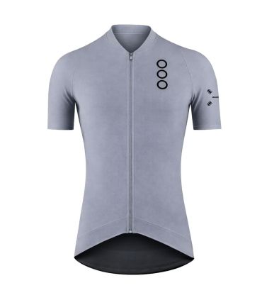 Camiseta técnica de ciclismo de manga corta Ecoon Pro Domancy gris