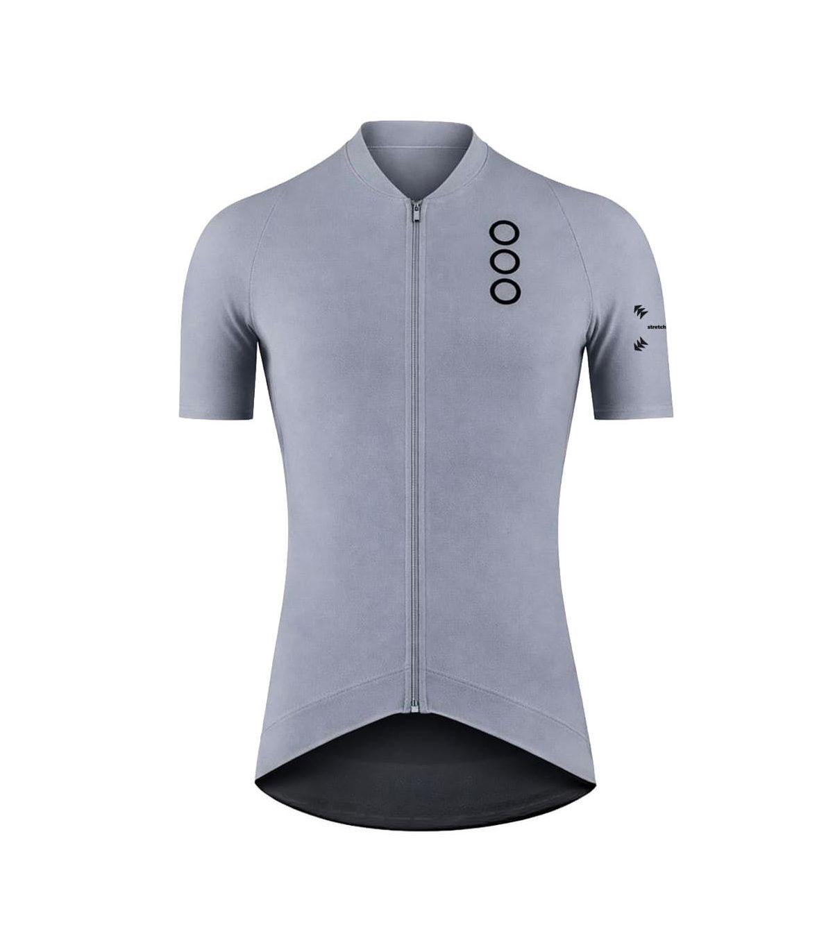 Camiseta técnica de ciclismo de manga corta Ecoon Pro Domancy gris