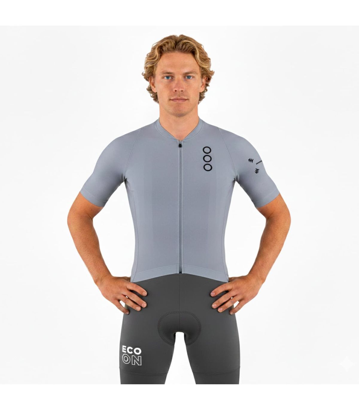 Ecoon Camiseta Manga Corta Ciclismo Pro Domancy Grey | stretch