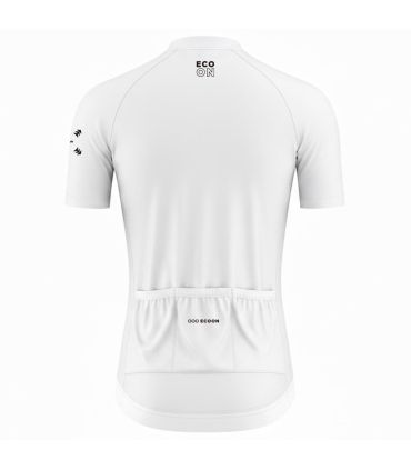 Ecoon Camiseta Manga Corta Ciclismo Pro Domancy White | Refrigerante