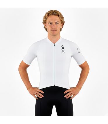 Ecoon Camiseta Manga Corta Ciclismo Pro Domancy White | Refrigerante