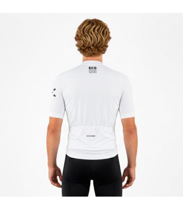 Ecoon Camiseta Manga Corta Ciclismo Pro Domancy White | Refrigerante