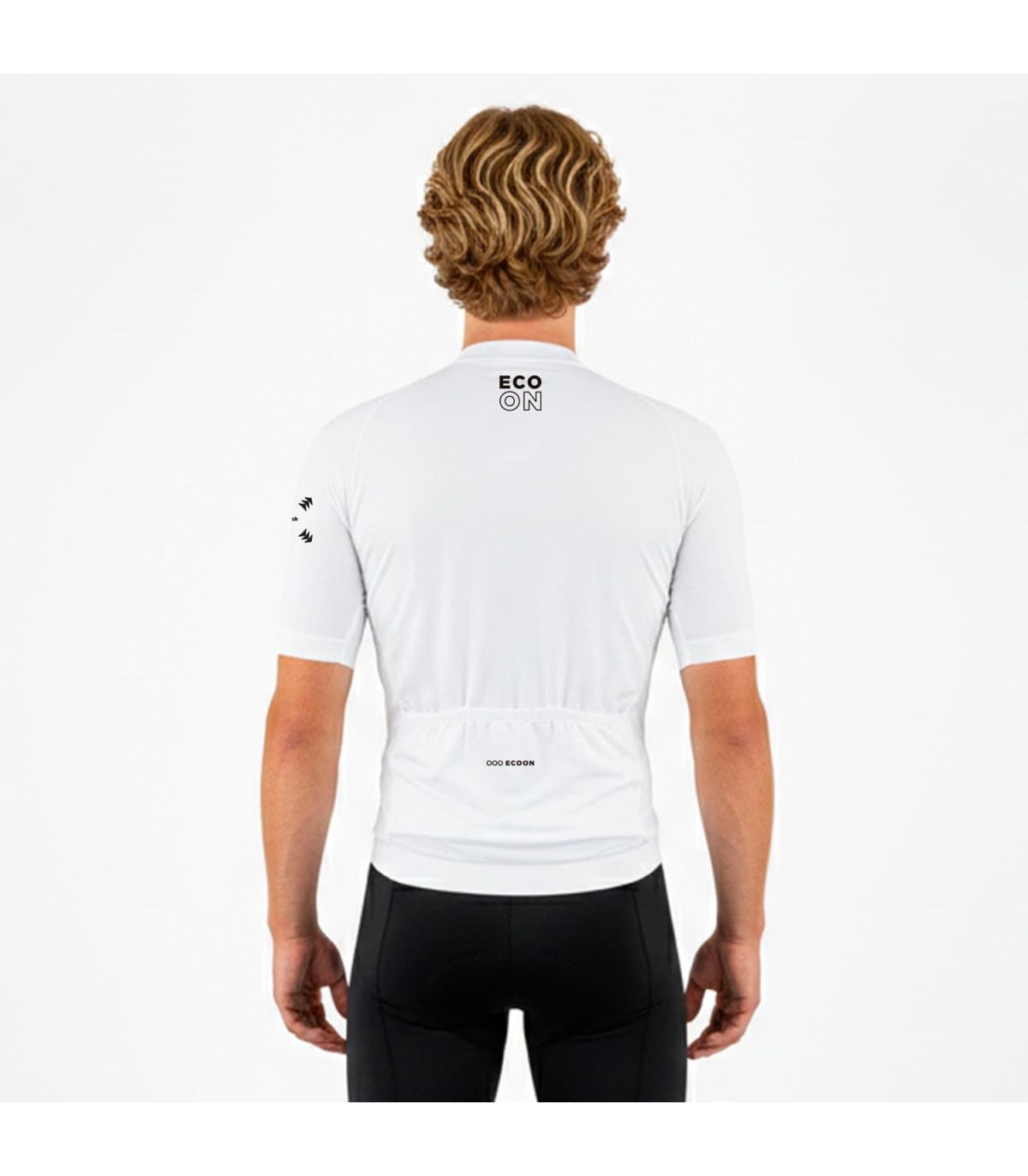 Ecoon Camiseta Manga Corta Ciclismo Pro Domancy White | Refrigerante