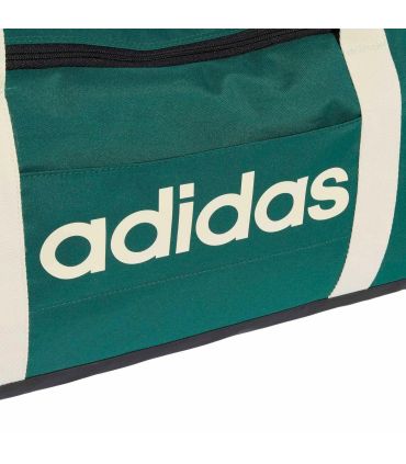 Adidas Bolsa de Deporte Mediana Linear Verde | asas blancas