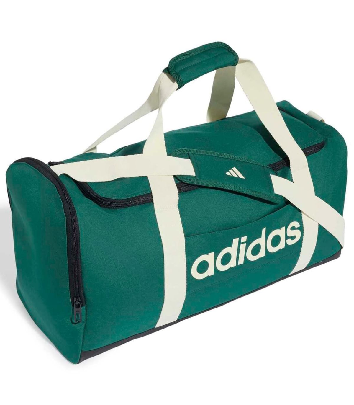 Adidas Bolsa de Deporte Mediana Linear Verde | asas blancas