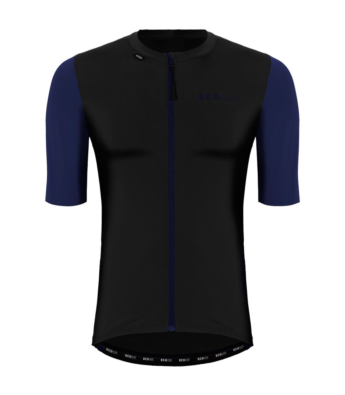 Camiseta técnica de ciclismo de manga corta Ecoon Domancy en color negro.