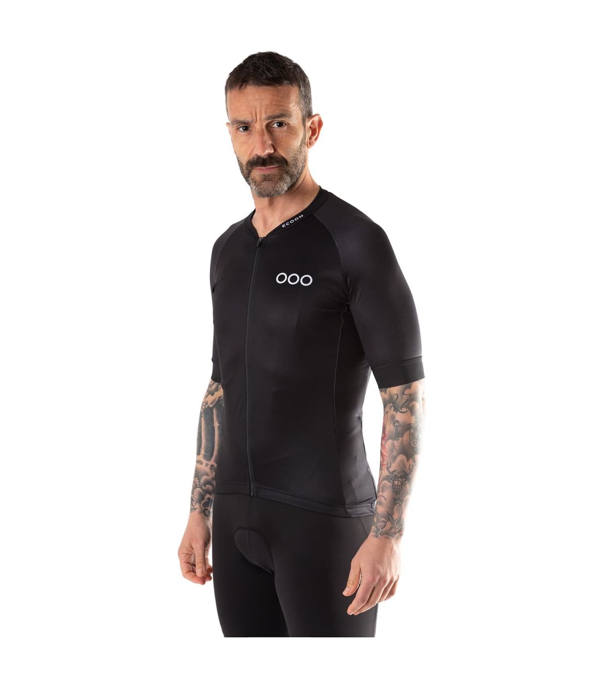 Ecoon Camiseta Manga Corta Ciclismo Galibier Black