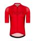 Camiseta técnica de ciclismo roja de manga corta Ecoon Galibier Red.