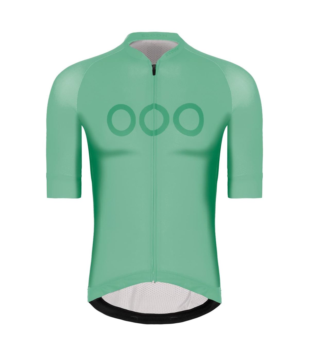 Camiseta técnica de ciclismo de manga corta Ecoon Galibier en color turquesa