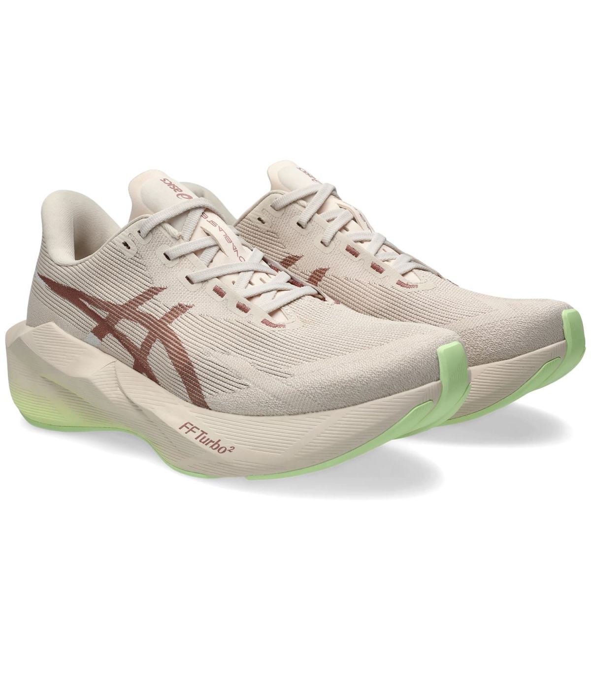 Asics Novablast 6 Rose Dust | FF Turbo 2 y suela degradada