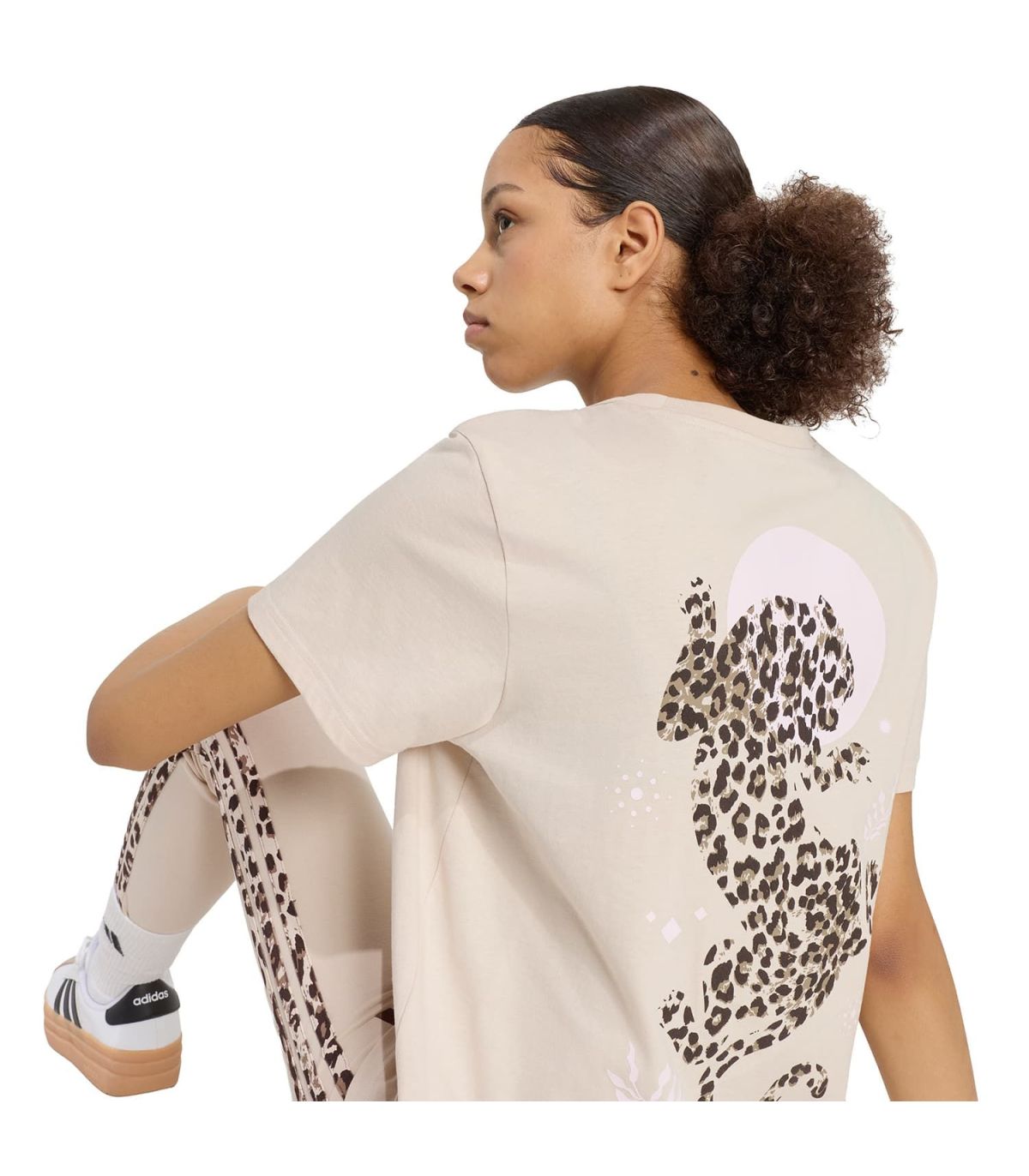 Adidas Camiseta Animal Loose Graphic Mujer | Silueta holgada