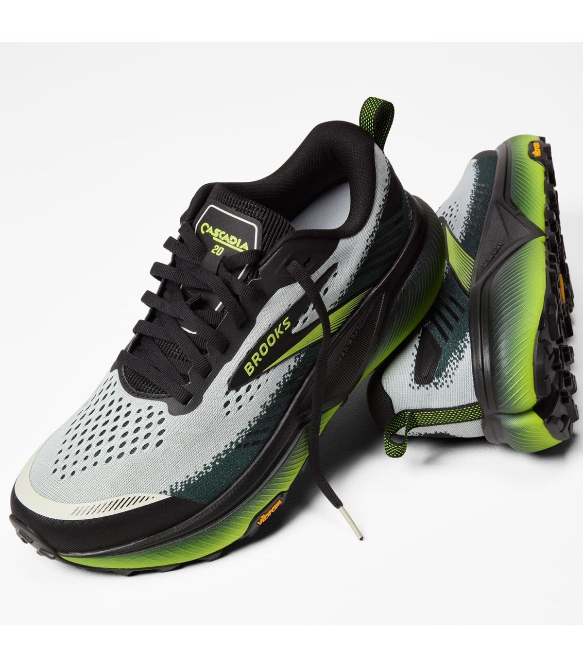 Brooks Cascadia 20 | Calzado gris con compuesto Vibram