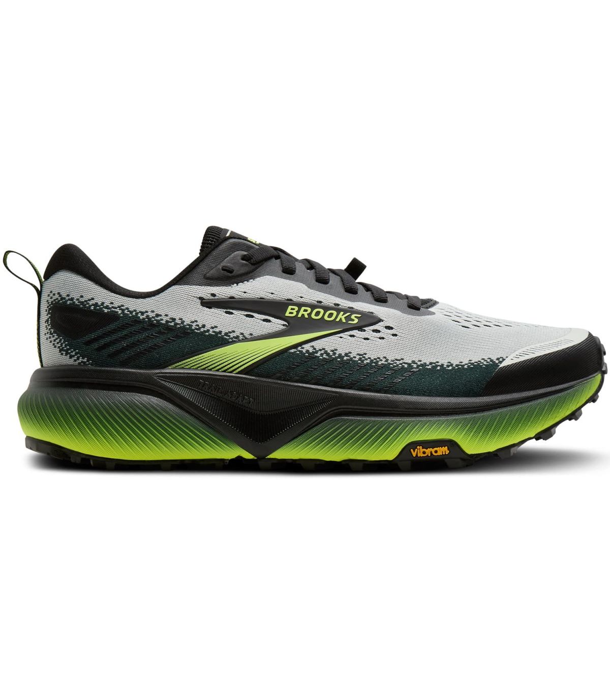 Zapatilla de trail running Brooks Cascadia 20 diseñada para máxima estabilidad y agarre en montaña.
