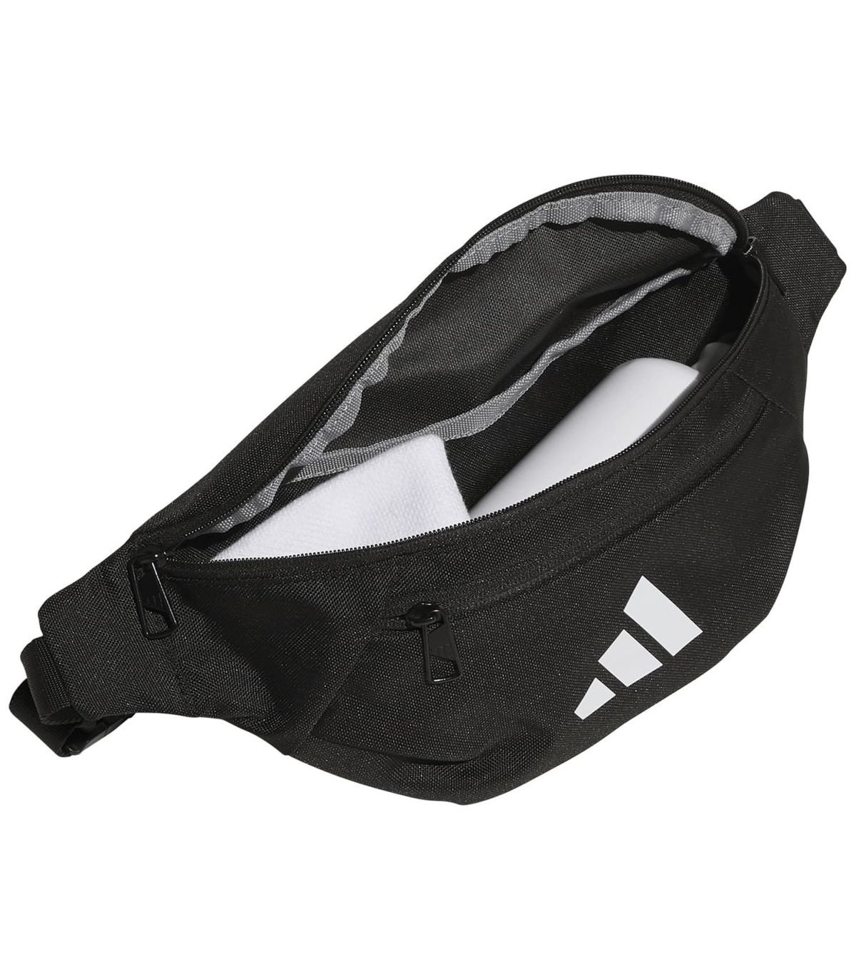 Adidas Riñonera Ess Waist Bag Negro | Compartimento doble