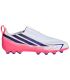 Botas de fútbol Adidas F50 Hyperfast League Junior sin cordones para césped artificial.