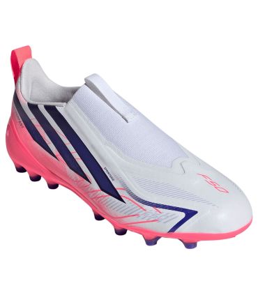Adidas Botas de Fútbol F50 Hyperfast League  Ll Ag Junior | Sin cordones