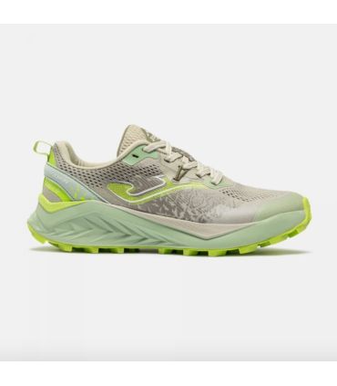 Zapatillas de trail running Joma Tundra Lady 2625 Beige para mujer con suela de alta tracción.