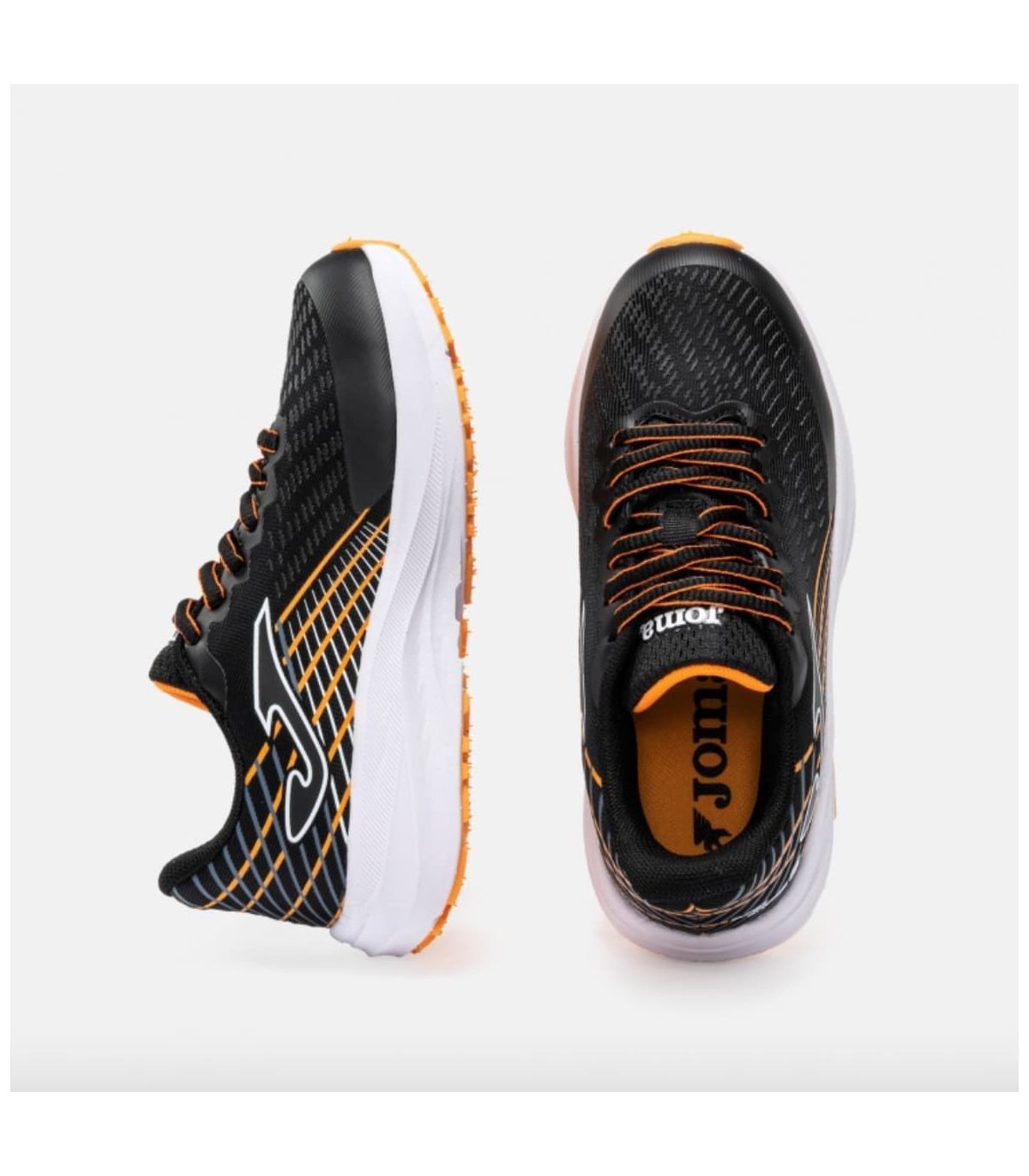 Joma Zapatillas Running Super Cross Jr 26 Junior Negro | Entramado gráfico
