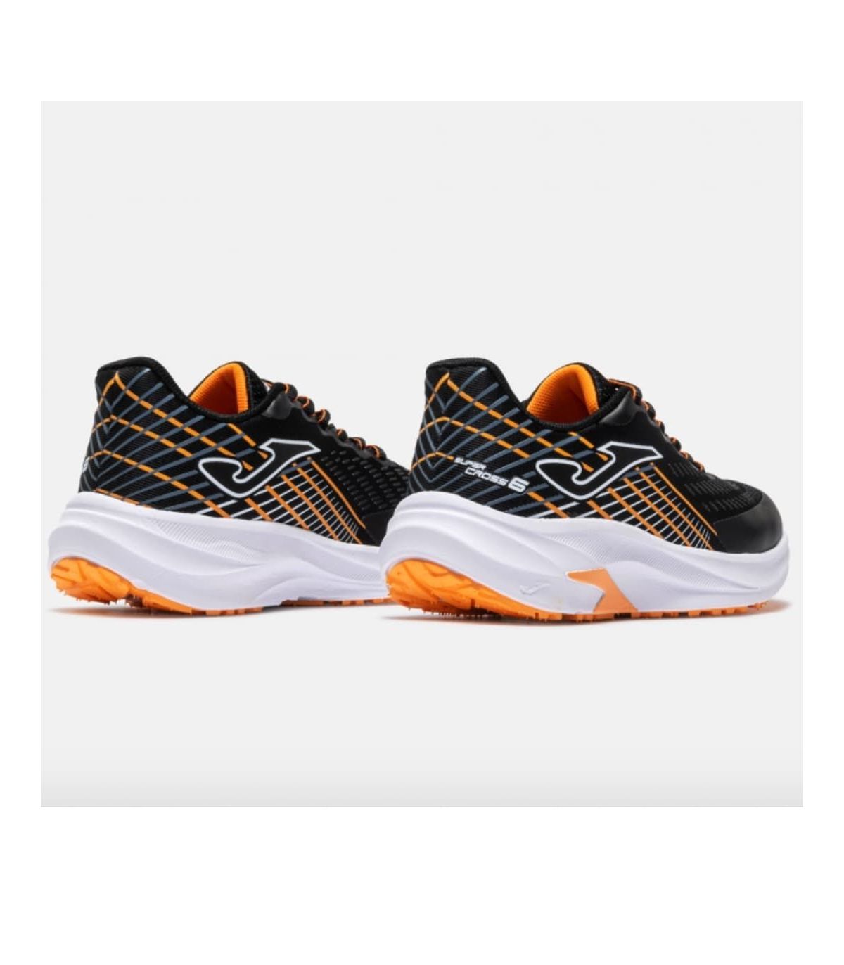 Joma Zapatillas Running Super Cross Jr 26 Junior Negro | Entramado gráfico