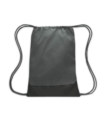 Brasilia Gym Sack Gris | bolsillo exterior de cremallera