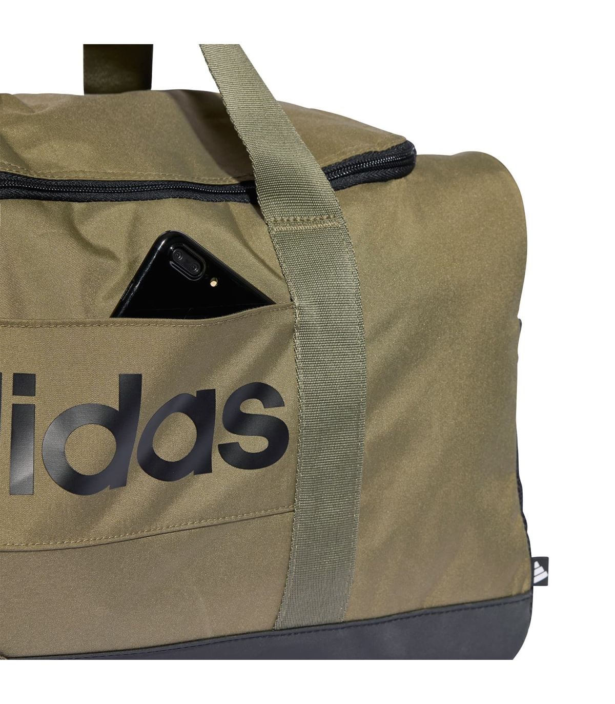 Adidas Bolsa de Deporte Mediana Linear Kaki | red de malla