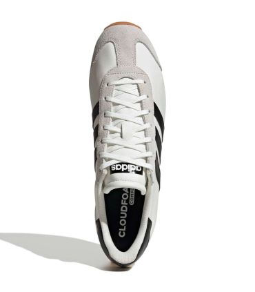 Adidas Zapatillas Runvista Blanco | Puntera de ante gris