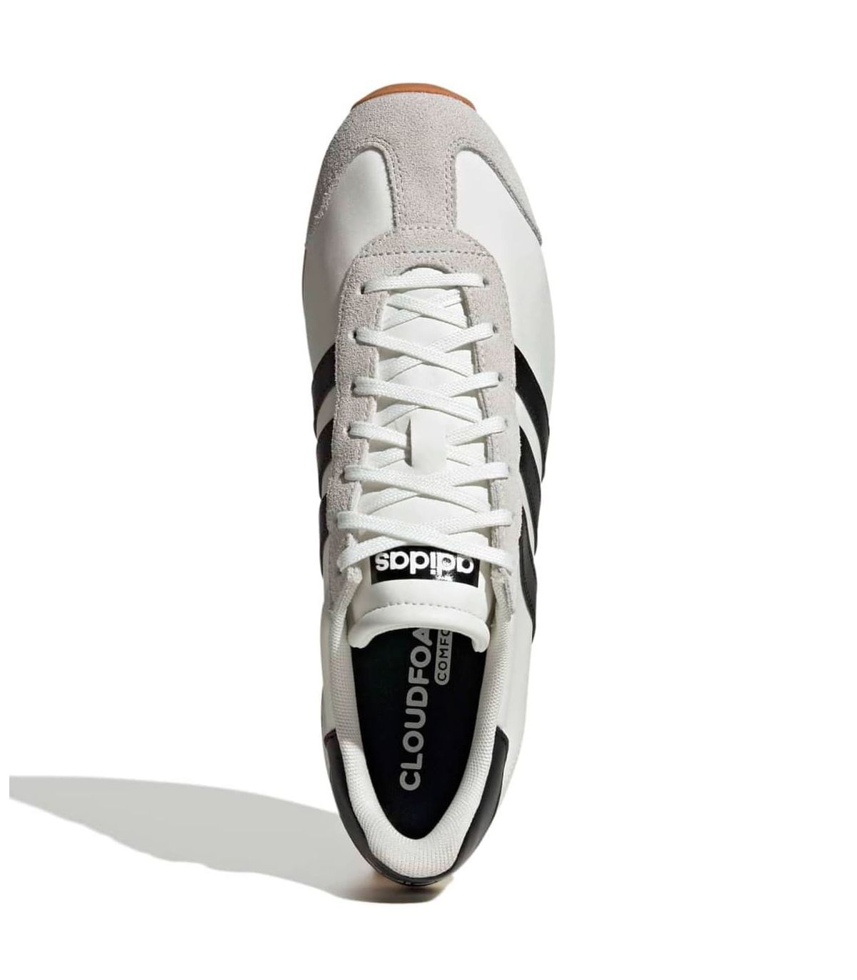 Adidas Zapatillas Runvista Blanco | Puntera de ante gris
