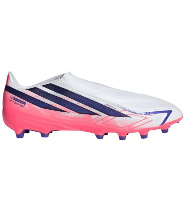 Botas de fútbol sin cordones Adidas F50 Hyperfast League LL AG para césped artificial