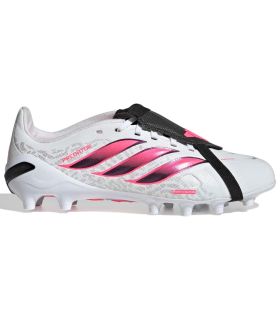Botas de fútbol junior Adidas Predator League FT AG blancas para césped artificial