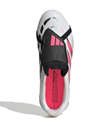 Adidas Botas de Fútbol Predator League Ft Ag Jr Blanco | Banda elástica