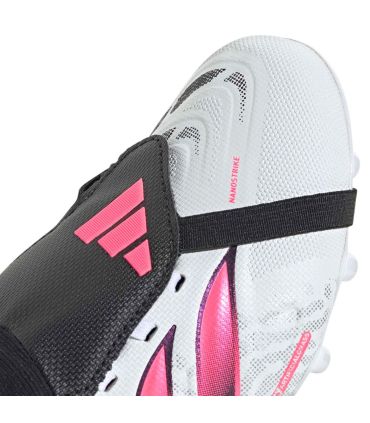 Adidas Botas de Fútbol Predator League Ft Ag Jr Blanco | Banda elástica