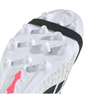 Adidas Botas de Fútbol Predator League Ft Ag Jr Blanco | Banda elástica