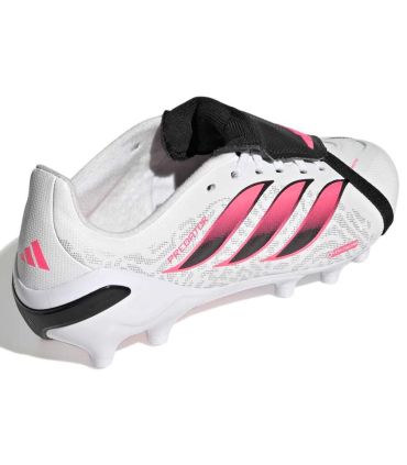 Adidas Botas de Fútbol Predator League Ft Ag Jr Blanco | Banda elástica