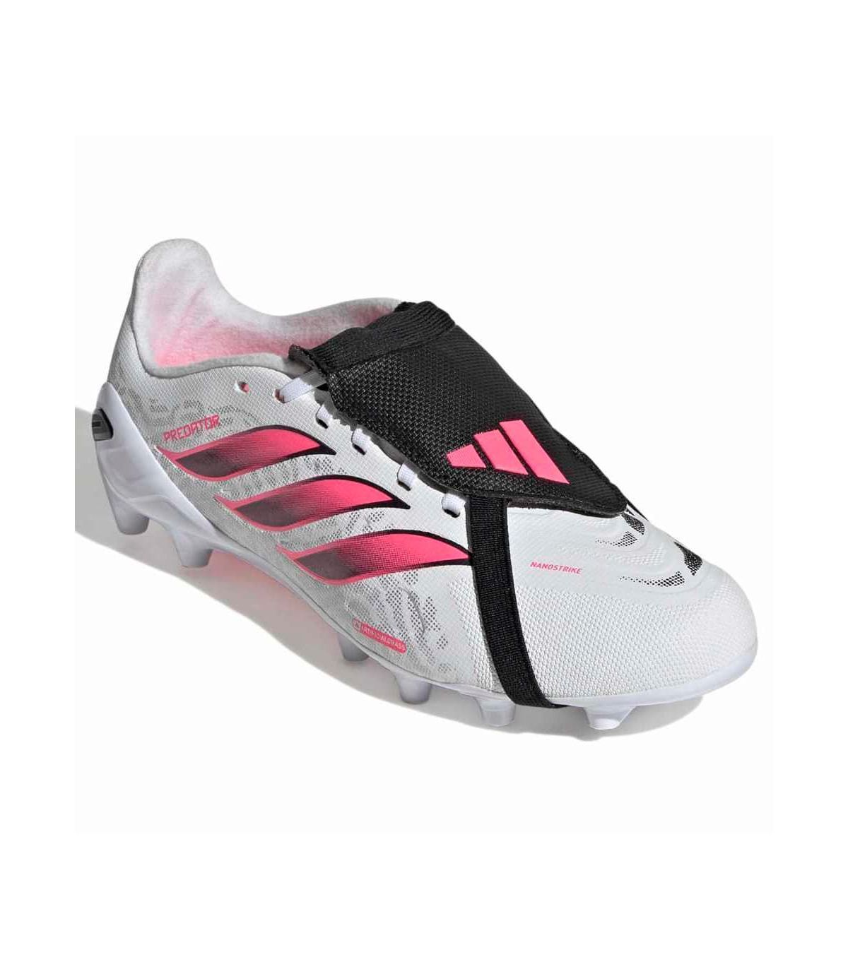 Adidas Botas de Fútbol Predator League Ft Ag Jr Blanco | Banda elástica