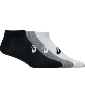 Pack de 3 calcetines tobilleros Asics multicolor transpirables para running y entrenamiento