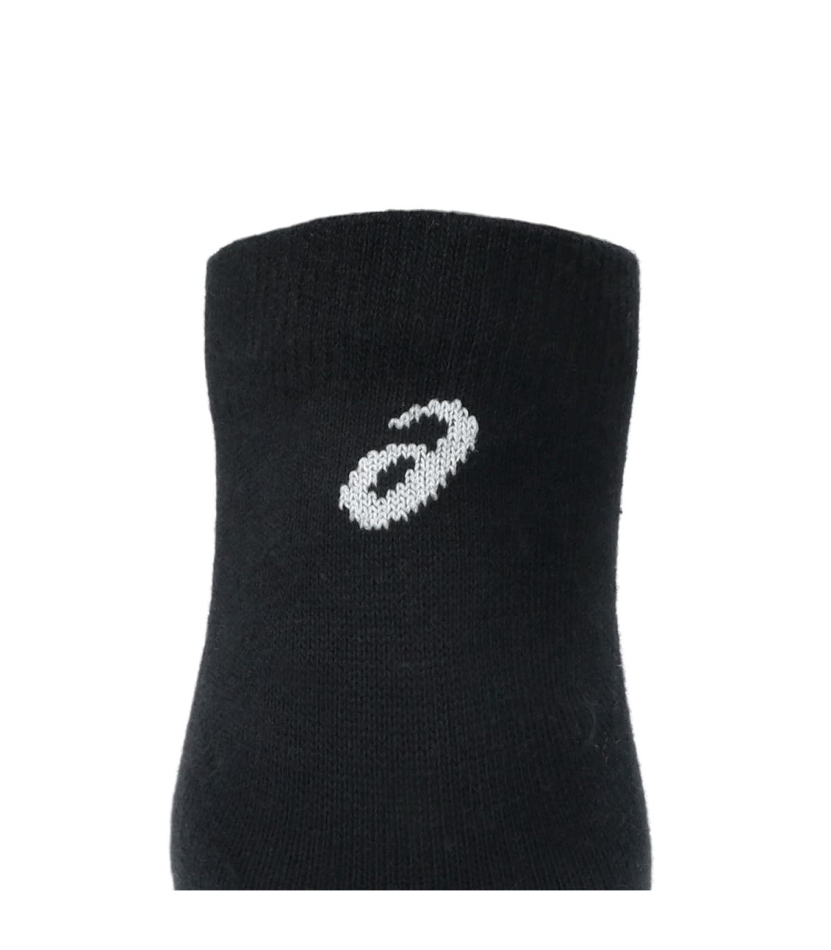 Asics Calcetines 3 Pack Tobilleros Negro | Empeine elástico