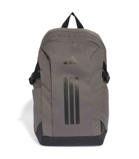 Mochila deportiva Adidas Apwr VIII gris carbón ergonómica y versátil para entrenamiento y uso urbano