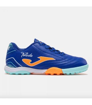 Zapatillas de fútbol Joma Toledo Junior azules con diseño ergonómico para niños