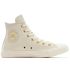 Zapatillas Converse Chuck Taylor All Star Gold Leather de piel beige con detalles dorados para mujer