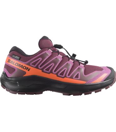Zapatillas Salomon Xa Pro V8 Waterproof junior impermeables para trail y montaña con suela Contagrip