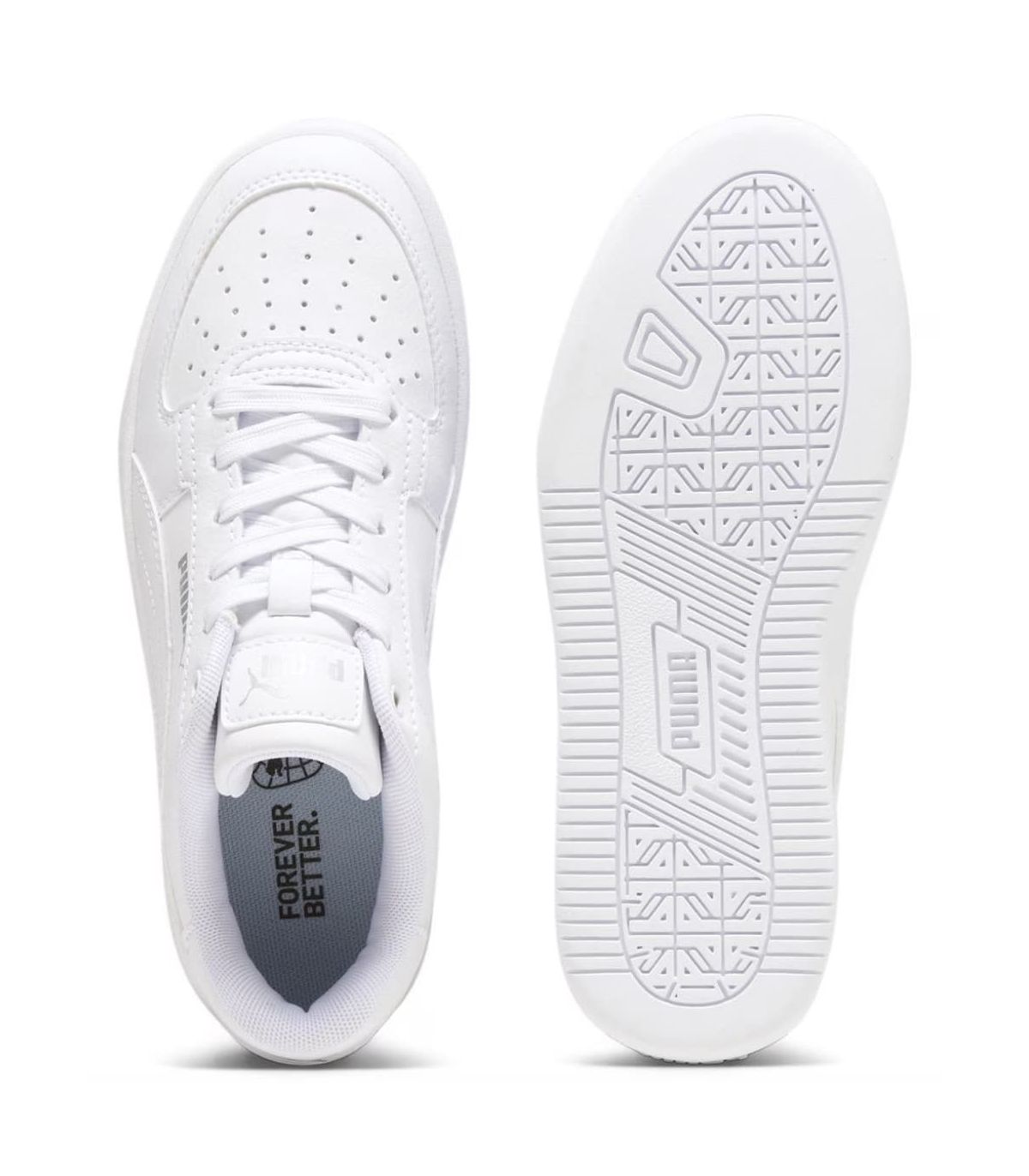 Puma Zapatillas Caven III Jr Blanco | Empeine perforado