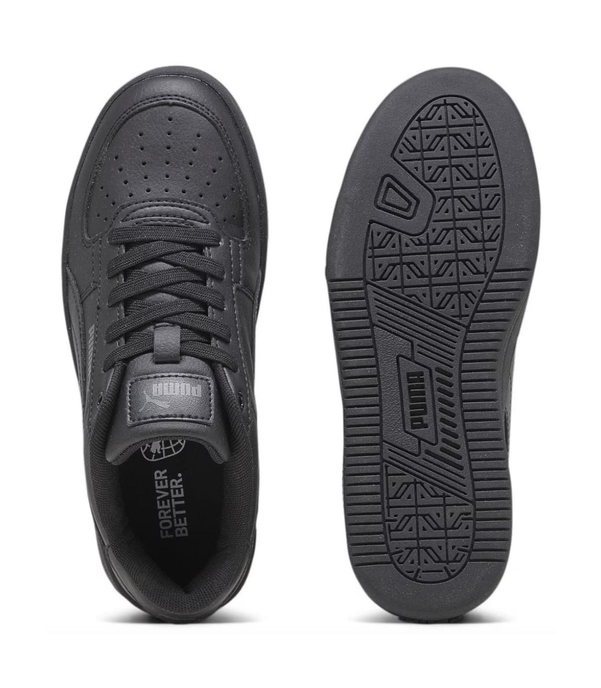 Puma Zapatillas Caven III Jr Negro | Empeine perforado