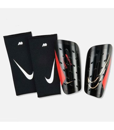 Espinilleras de fútbol Nike Mercurial Lite ultraligeras con mangas de sujeción